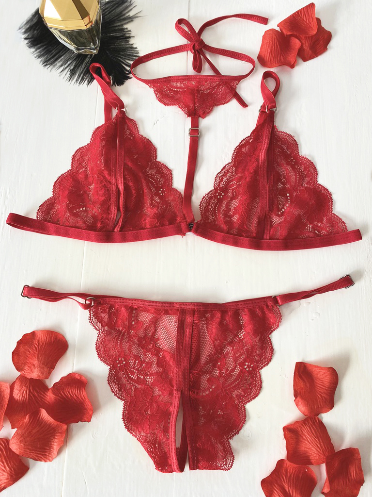 Conjunto Anabella Corpiño y Colaless Abierto - Rutero (art 2030) Talle 85 al 120 - Imagen 3