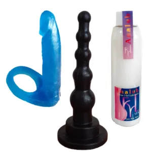 Combo Anal Principiantes + Anillo Doble Penetracion + Gel