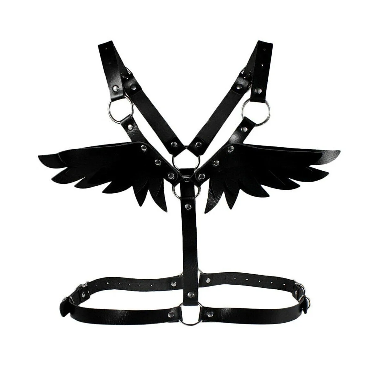 Alitas Alas de Cuero - Arnes Fetish Espalda