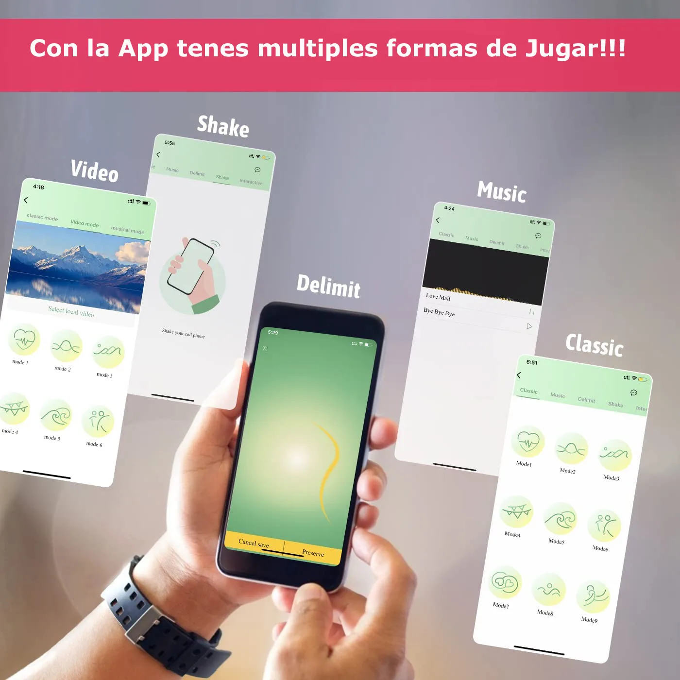 Huevo Vibrador Control a Distancia con Celular (Bluethoot): imagen 5