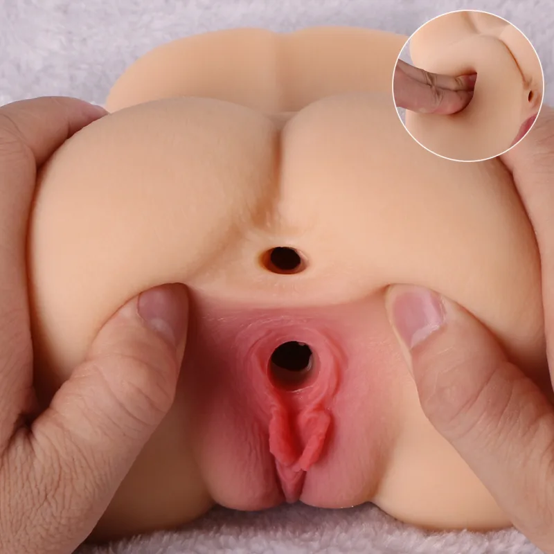 Masturbador Cola y Vagina de silicona (17 x 15cm)