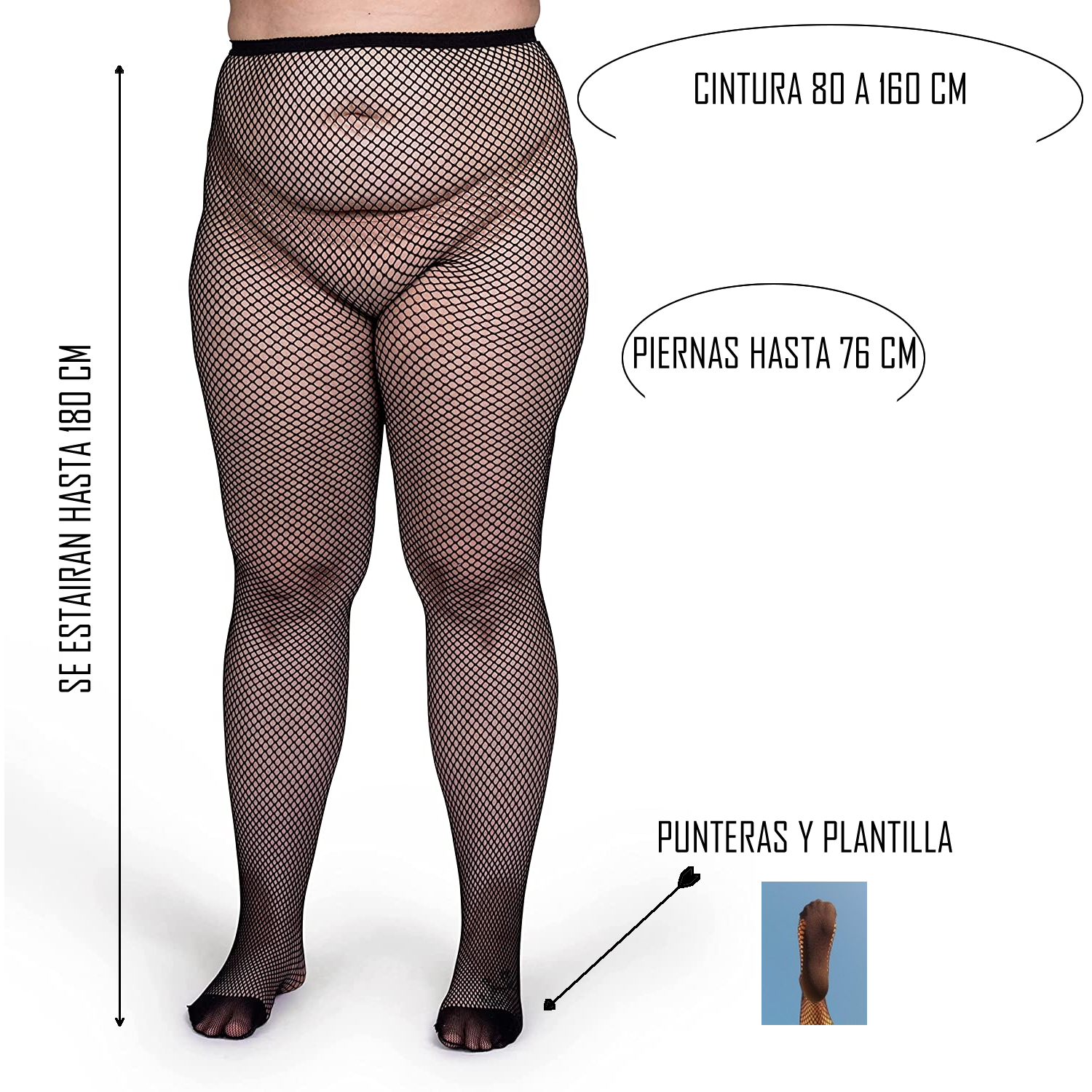 Panty media mujer red cana can