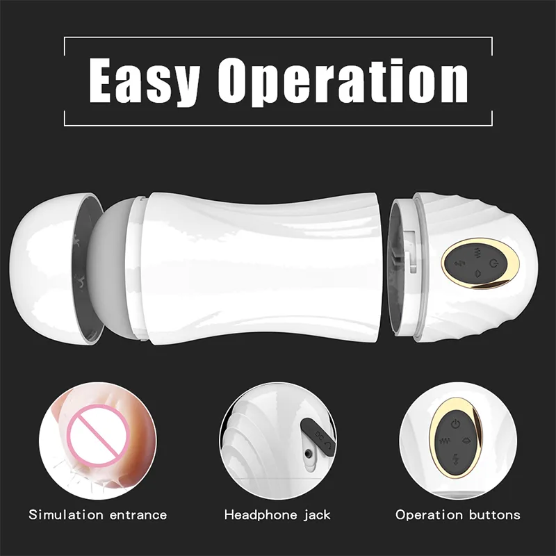 Vibrador Succionador Masculino con Gemidos