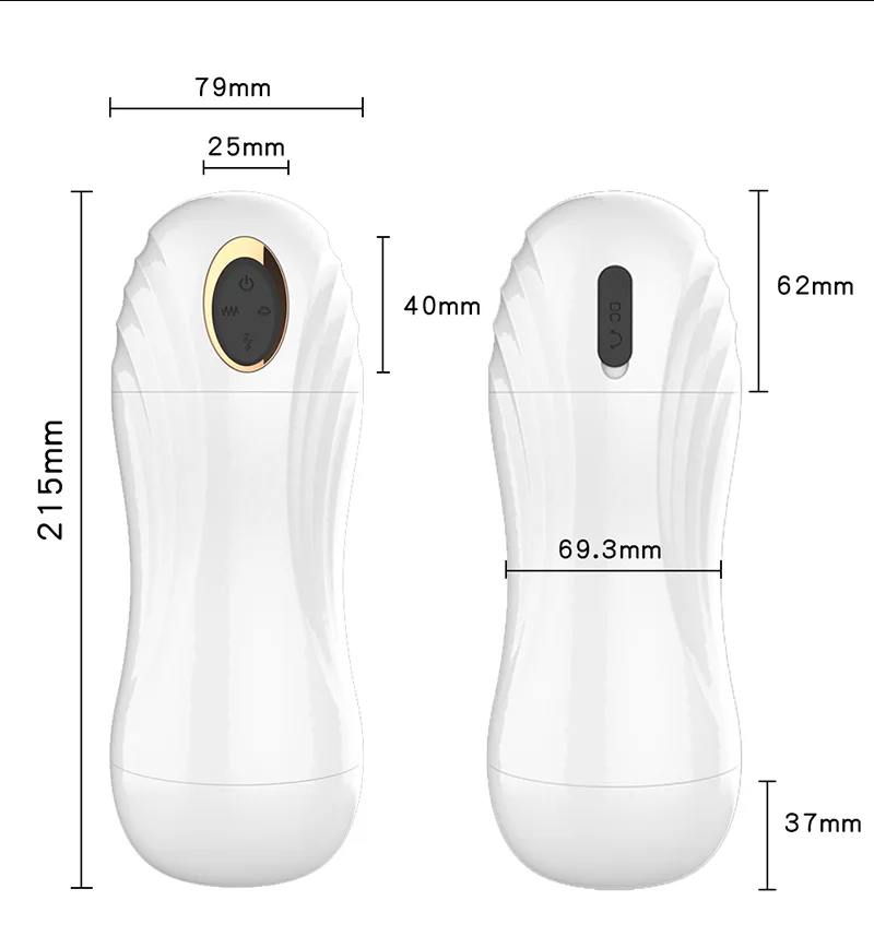Vibrador Succionador Masculino con Gemidos