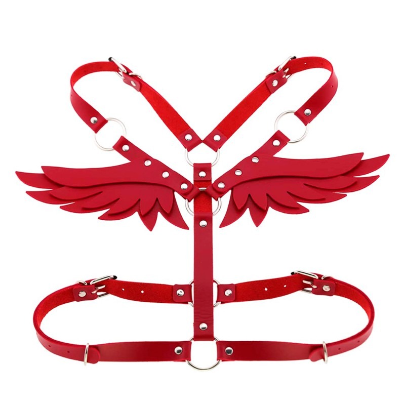 Alitas Alas de Cuero - Arnes Fetish Espalda - Imagen 3